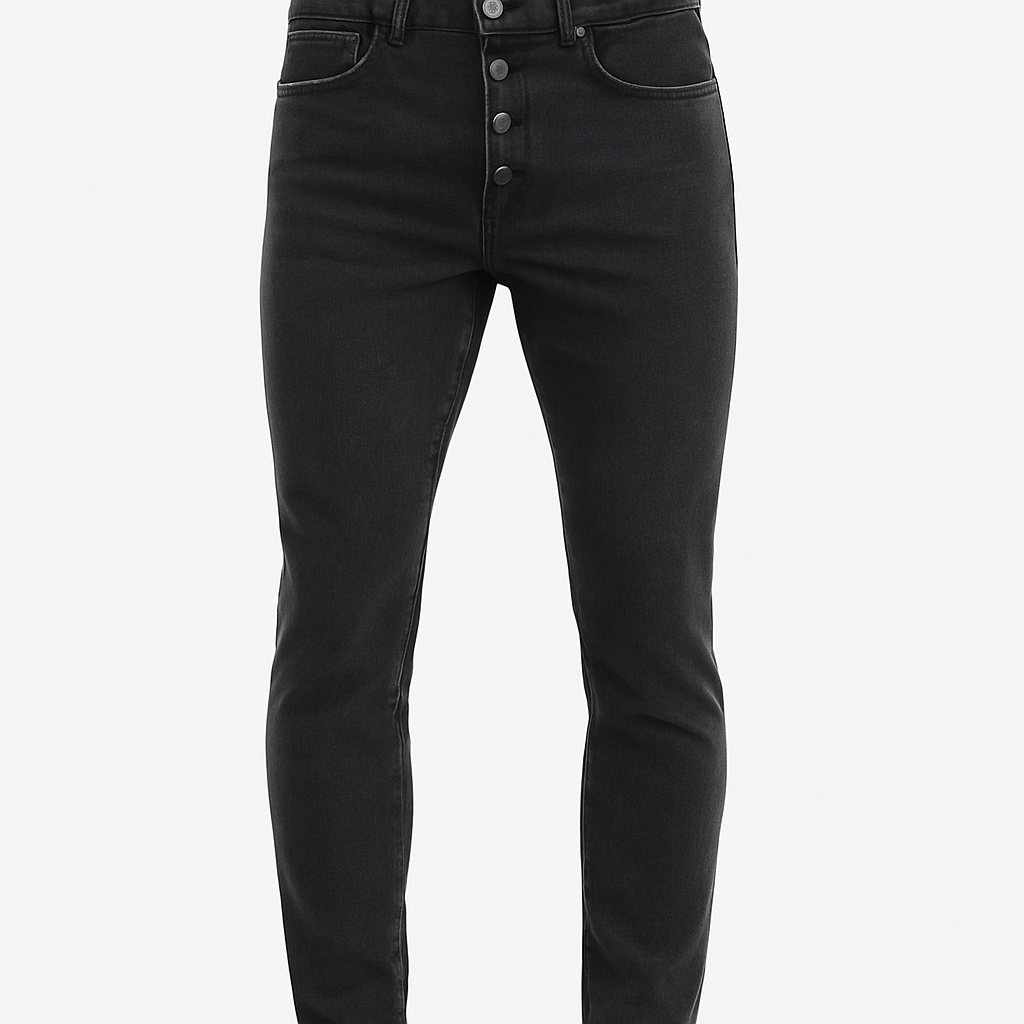 Black Denim Jeans - Sun Impact Pants