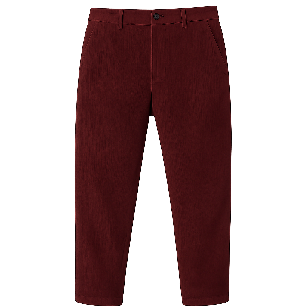 Burgundy Corduroy Pants - Sun Impact Pants