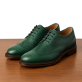 Emerald Leather Brogues - Sun Impact Shoes