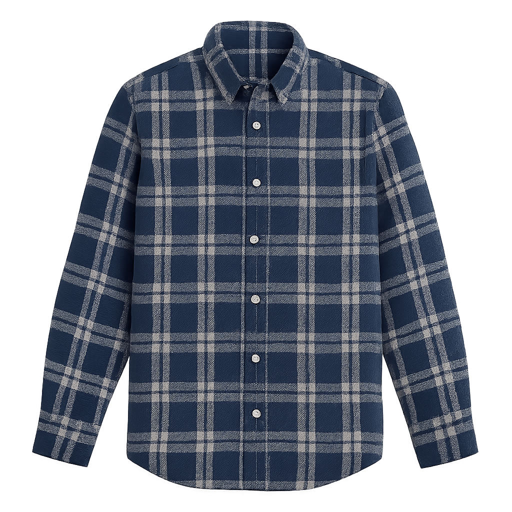 Plaid Linen Shirt - Sun Impact Shirts