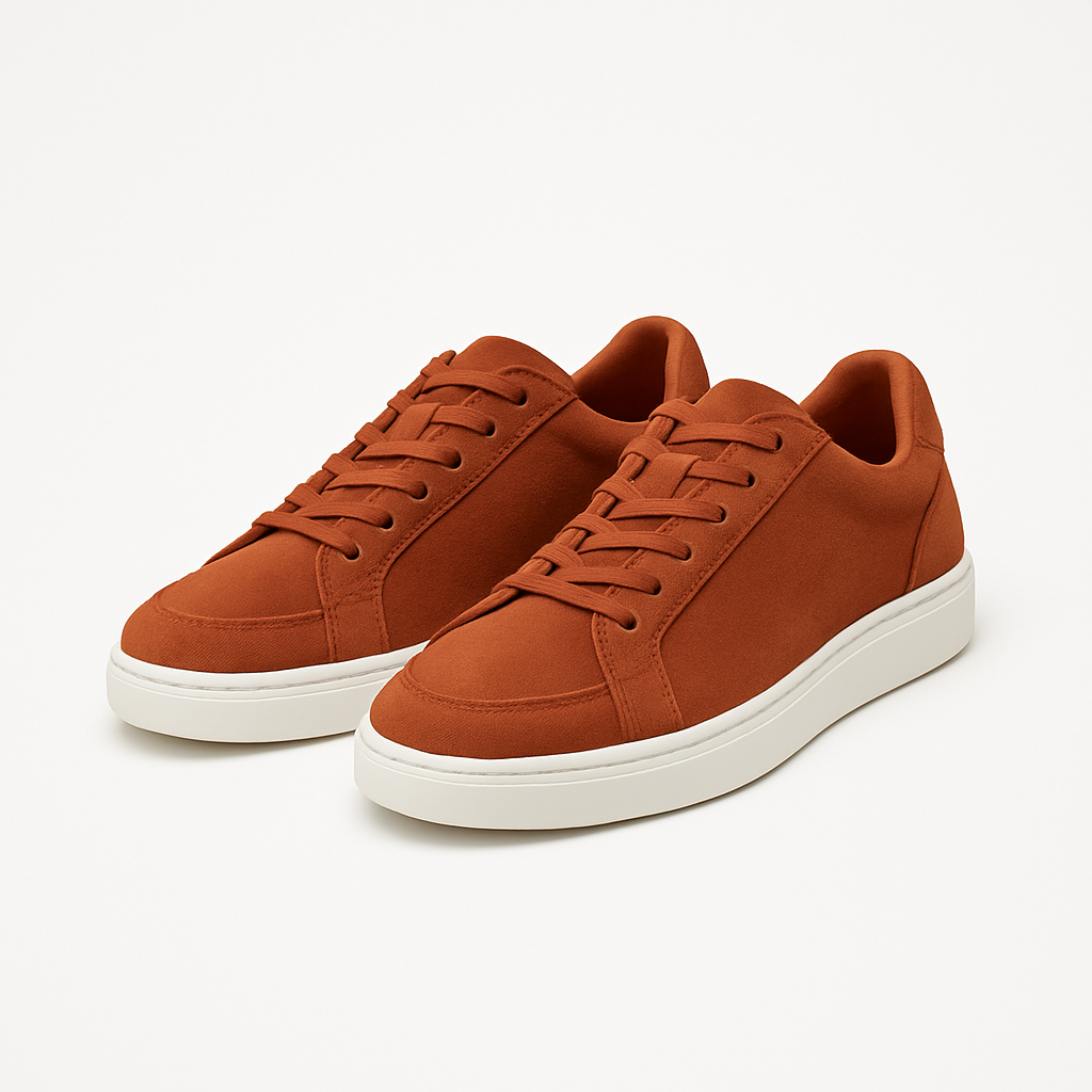 Rust Suede Sneakers - Sun Impact Shoes